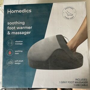Homedics Soothing‎ Foot Warmer And Massager New In Box.